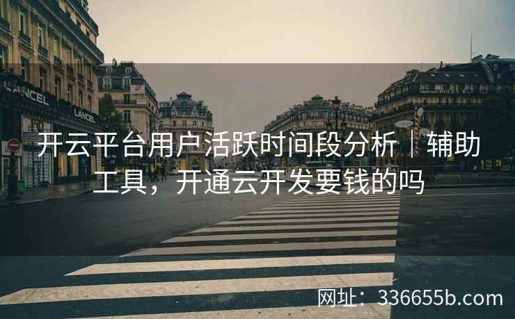 开云平台用户活跃时间段分析｜辅助工具，开通云开发要钱的吗