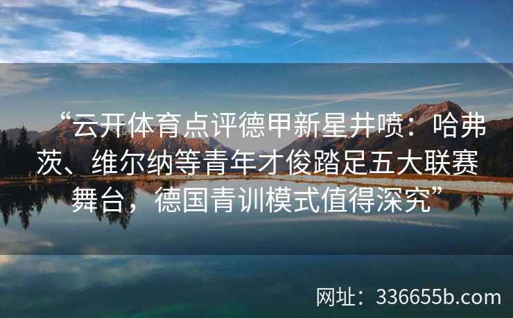 “云开体育点评德甲新星井喷：哈弗茨、维尔纳等青年才俊踏足五大联赛舞台，德国青训模式值得深究”
